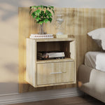 Wall Bedside Cabinets 2 pcs Engineered Wood