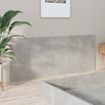 Bed Headboard Concrete Grey Engineered Wood