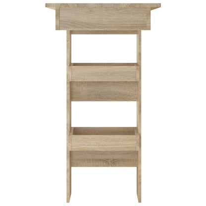 Wall Bar Table Sonoma Oak Engineered Wood