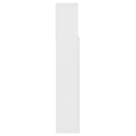 Headboard Cabinet White 140cm Wall Storage | HomeAndLiving