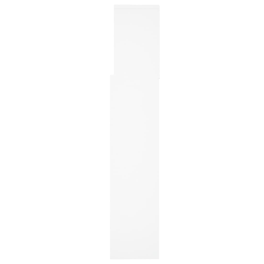 Bed Headboard Storage Cabinet White 160cm | HomeAndLiving