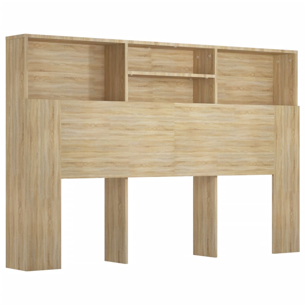Headboard Cabinet Sonoma Oak 160cm | HomeAndLiving