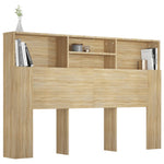 Headboard Cabinet Sonoma Oak 160cm | HomeAndLiving