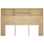 Headboard Cabinet Sonoma Oak 160cm | HomeAndLiving