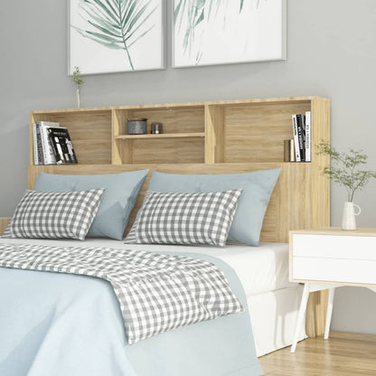 Headboard Cabinet Sonoma Oak 160cm | HomeAndLiving