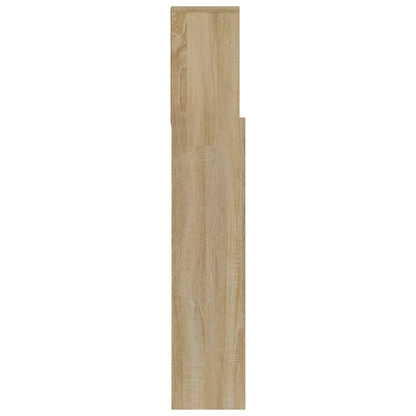 Headboard Cabinet Sonoma Oak 180cm | HomeAndLiving