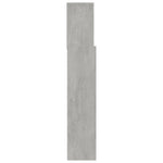 Headboard Cabinet Concrete Grey