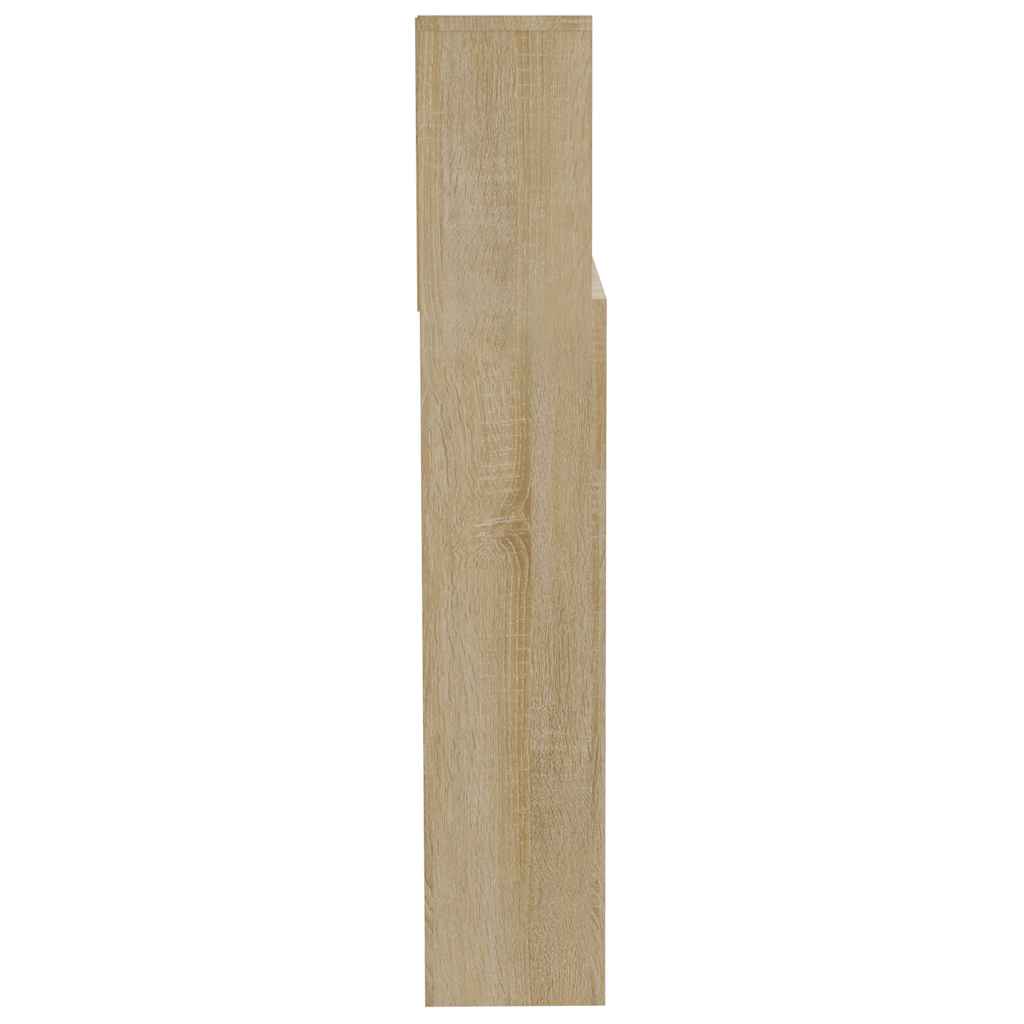 Headboard Cabinet Sonoma Oak 200cm | HomeAndLiving