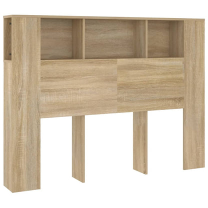 Headboard Cabinet Sonoma Oak 140cm | HomeAndLiving