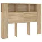 Headboard Cabinet Sonoma Oak 140cm | HomeAndLiving