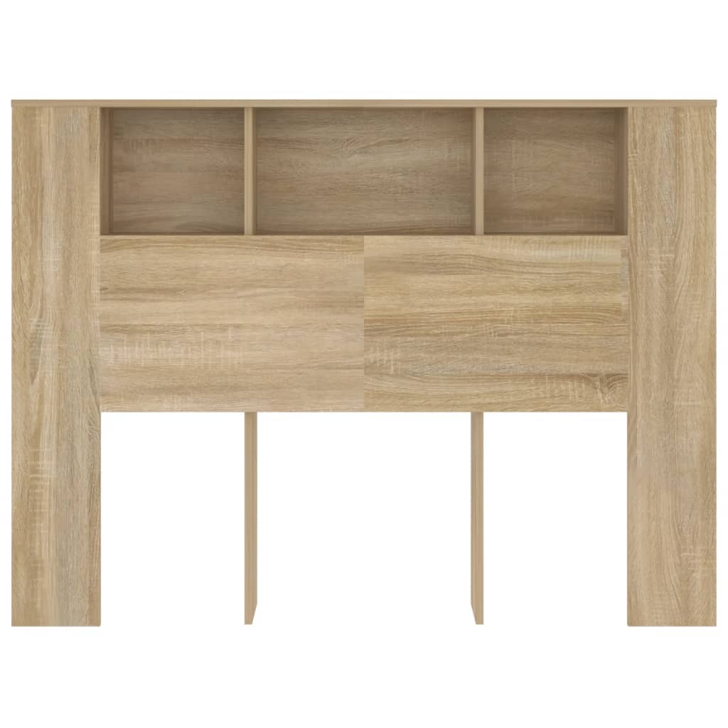 Headboard Cabinet Sonoma Oak 140cm | HomeAndLiving