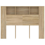 Headboard Cabinet Sonoma Oak 140cm | HomeAndLiving