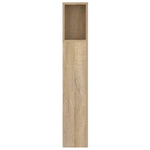 Headboard Cabinet Sonoma Oak 140cm | HomeAndLiving