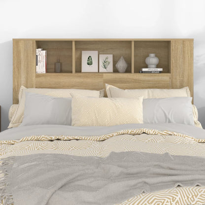 Headboard Cabinet Sonoma Oak 140cm | HomeAndLiving