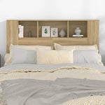 Headboard Cabinet Sonoma Oak 140cm | HomeAndLiving