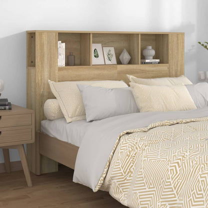 Headboard Cabinet Sonoma Oak 140cm | HomeAndLiving