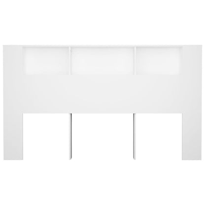 Headboard Cabinet White 180cm Wall Mount | HomeAndLiving