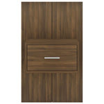 Wall Bedside Cabinet Brown