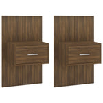 Wall Bedside Cabinets Engineered Wood