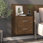 Wall Bedside Cabinets 2 pcs Oak Engineered Wood