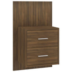 Wall Bedside Cabinets 2 pcs Oak Engineered Wood