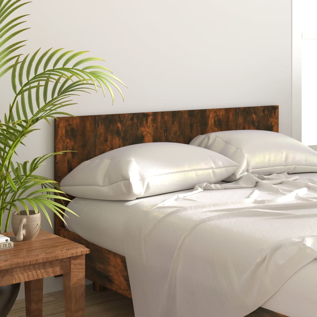 Bed Headboard - Smoked Oak Engineered Wood