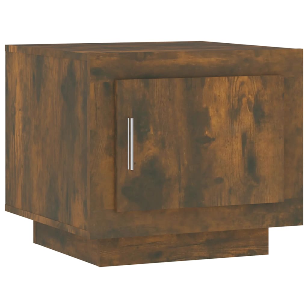 Coffee Table Smoked Oak Engineered Wood - 51×50×45cm