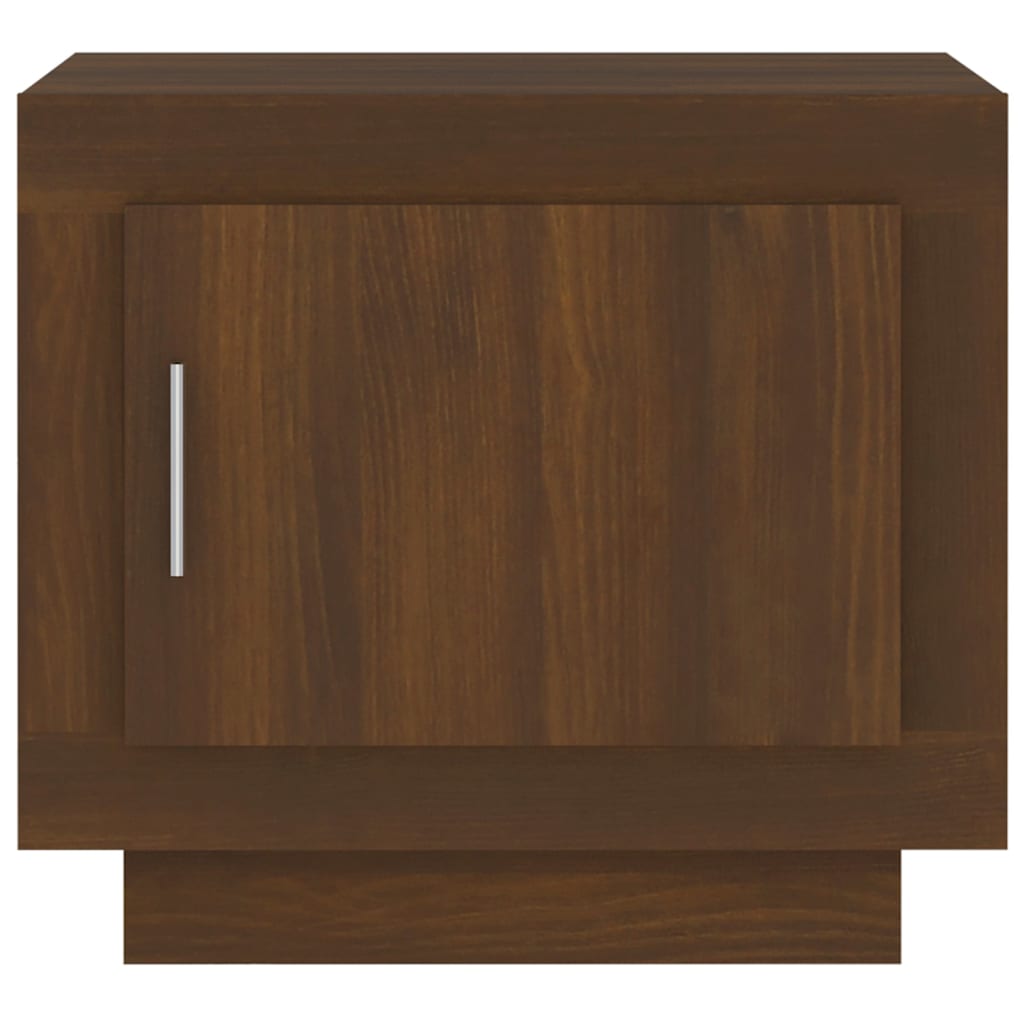 Coffee Table Brown Oak Engineered Wood - 51×50×45cm