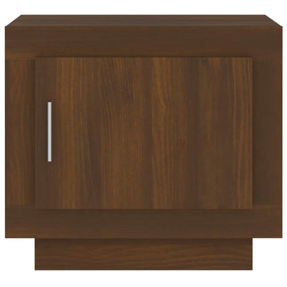 Coffee Table Brown Oak Engineered Wood - 51×50×45cm