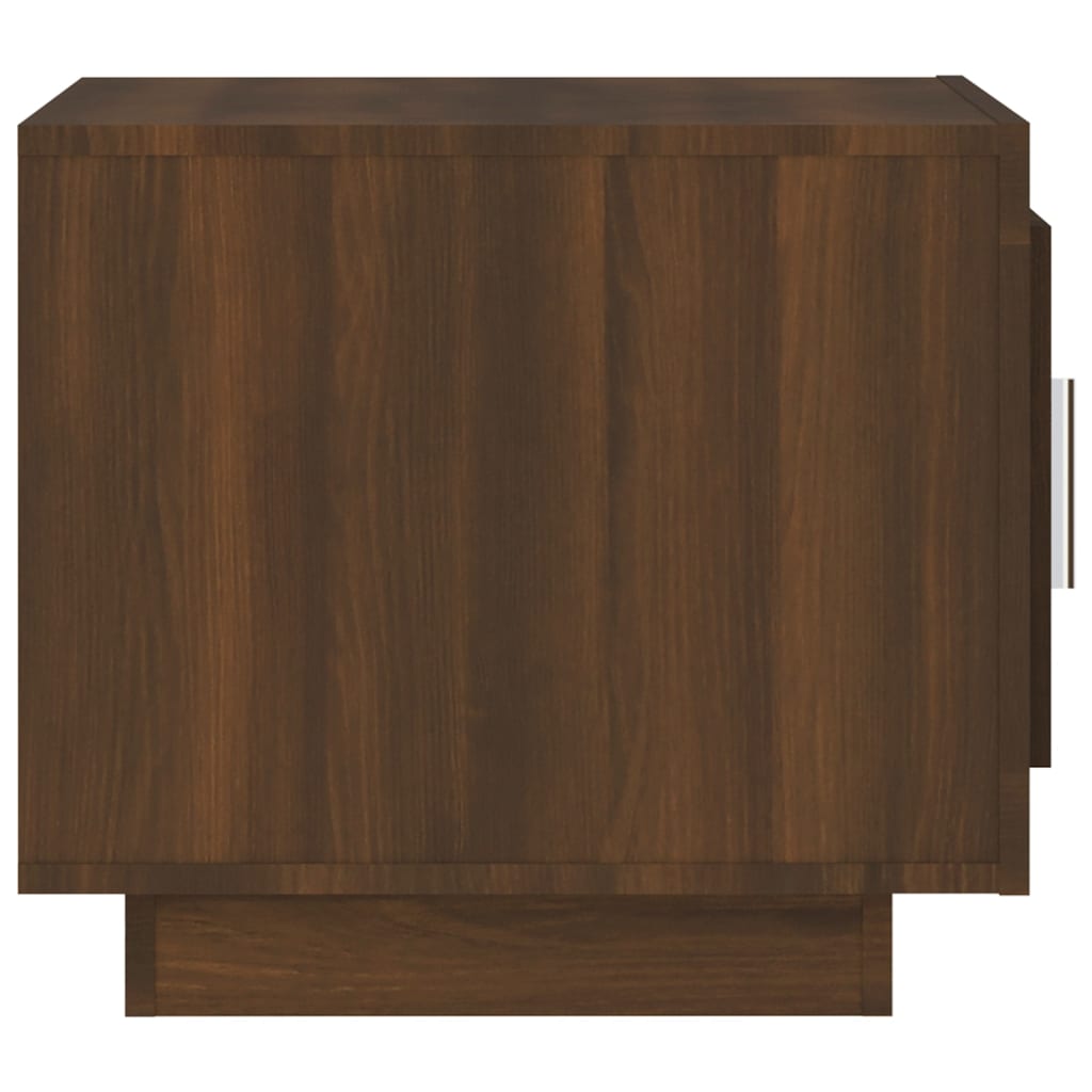 Coffee Table Brown Oak Engineered Wood - 51×50×45cm
