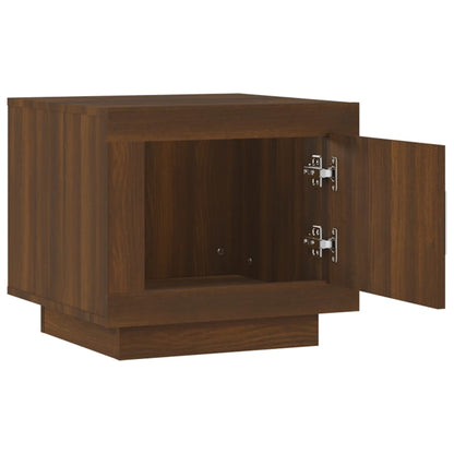 Coffee Table Brown Oak Engineered Wood - 51×50×45cm