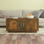 Coffee Table Smoked Oak Engineered Wood