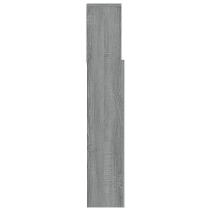 Headboard Cabinet Grey Sonoma