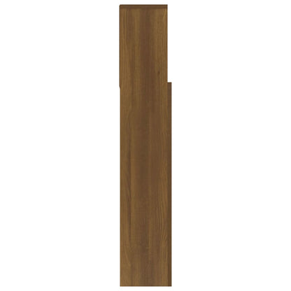 Headboard Cabinet Brown oak
