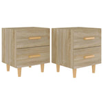 Bed Cabinets 2 pcs Sonoma Oak
