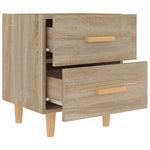 Bed Cabinets 2 pcs Sonoma Oak