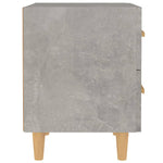 Bed Cabinet Concrete Grey