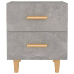 Bed Cabinets 2 pcs Concrete Grey