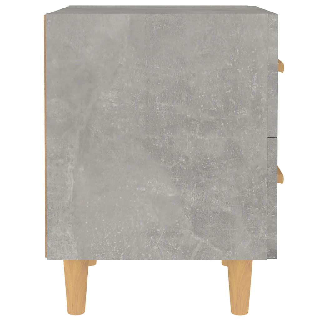 Bed Cabinets 2 pcs Concrete Grey