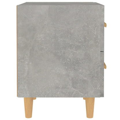 Bed Cabinets 2 pcs Concrete Grey