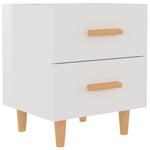 Bed Cabinet High Gloss White