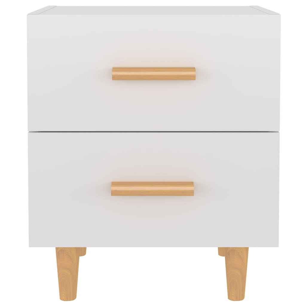 Bed Cabinet High Gloss White
