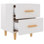 Bed Cabinet High Gloss White