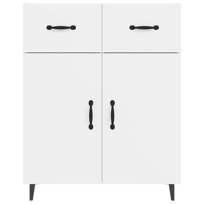 Sideboard High Gloss White Engineered Wood