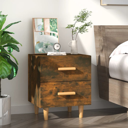 Bed Cabinet Smoked Oak