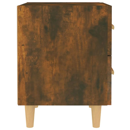 Bed Cabinets 2 pcs Smoked Oak