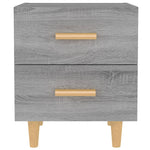Bed Cabinets 2 pcs Grey Sonoma