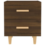 Bed Cabinet Brown Oak