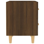 Bed Cabinets 2 pcs Brown Oak