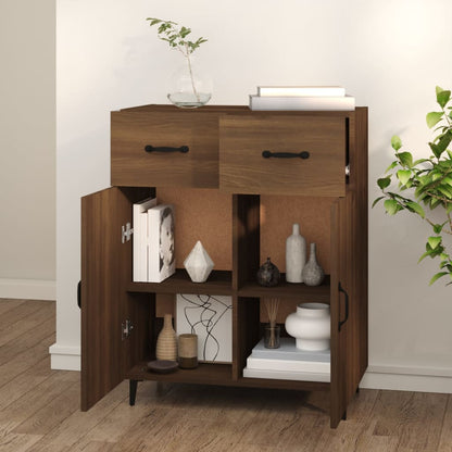 Sideboard Brown Oak  Engineered Wood